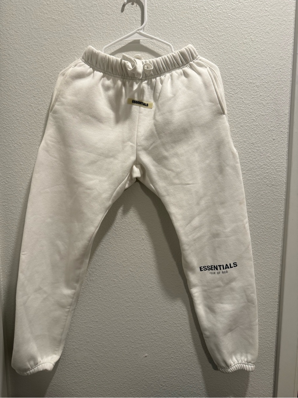 ESSENTIALS Fear of God Unisex Cream Jogger Sweatpants